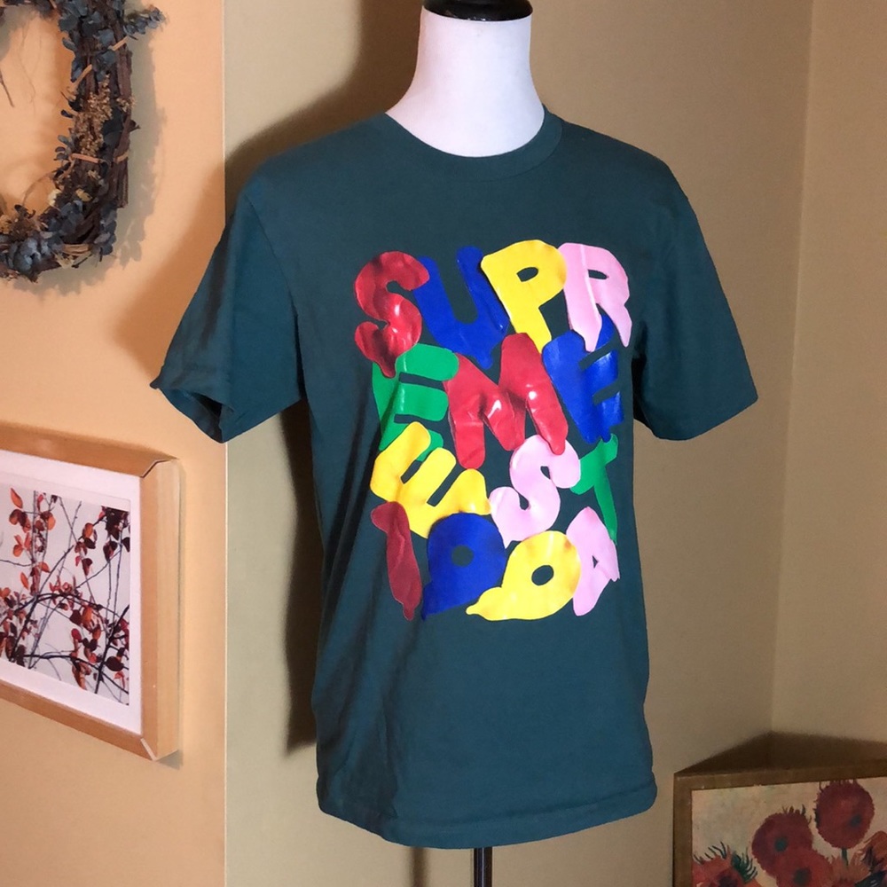 SUPREME size Small “Supreme Est 1994” Bubble RARE